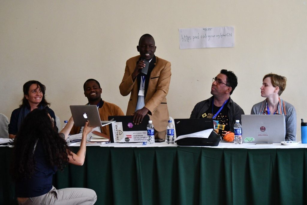 Solomon represents BOSCO Uganda at the APC Inception meeting in Nairobi